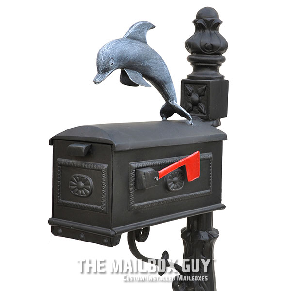 Dolphin Mailbox  Mailbox design, Custom mailboxes, Cool mailboxes